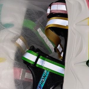 Rainbow Reflective Sandals